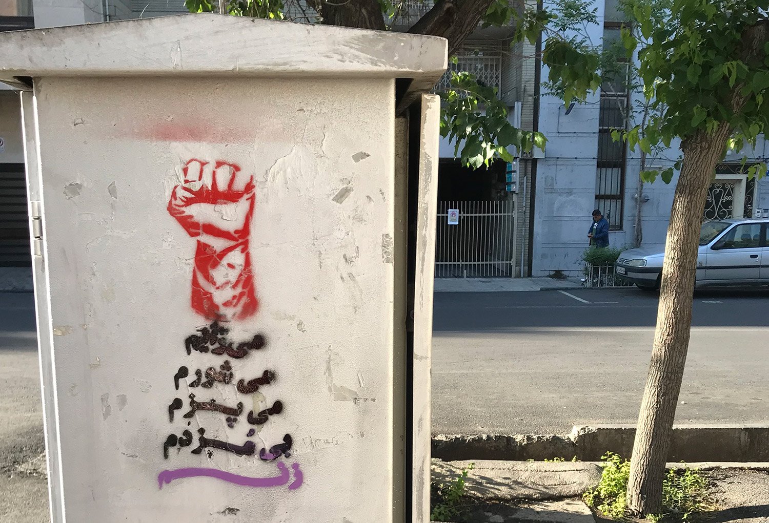 گرافیتی مزد کار خانگی (4)