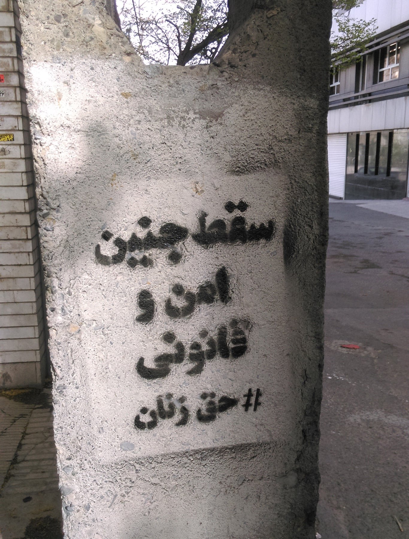 گرافیتی علیه طرح جوانی جمعیت-سقط جنین امن و قانونی، حق زنان (13)