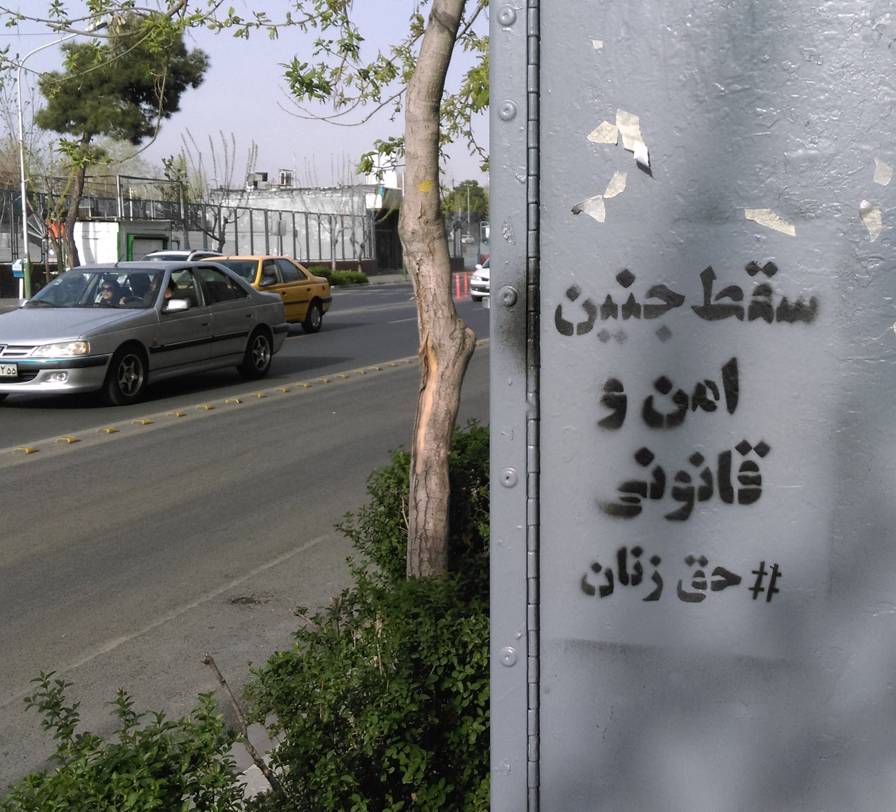 گرافیتی علیه طرح جوانی جمعیت-سقط جنین امن و قانونی، حق زنان (5)