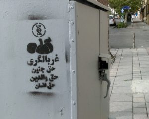 گرافیتی علیه طرح جوانی جمعیت-غربالگری ژنتیک جنین (7)
